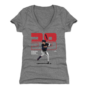 Steven Kwan Women's V-Neck T-Shirt | 500 LEVEL