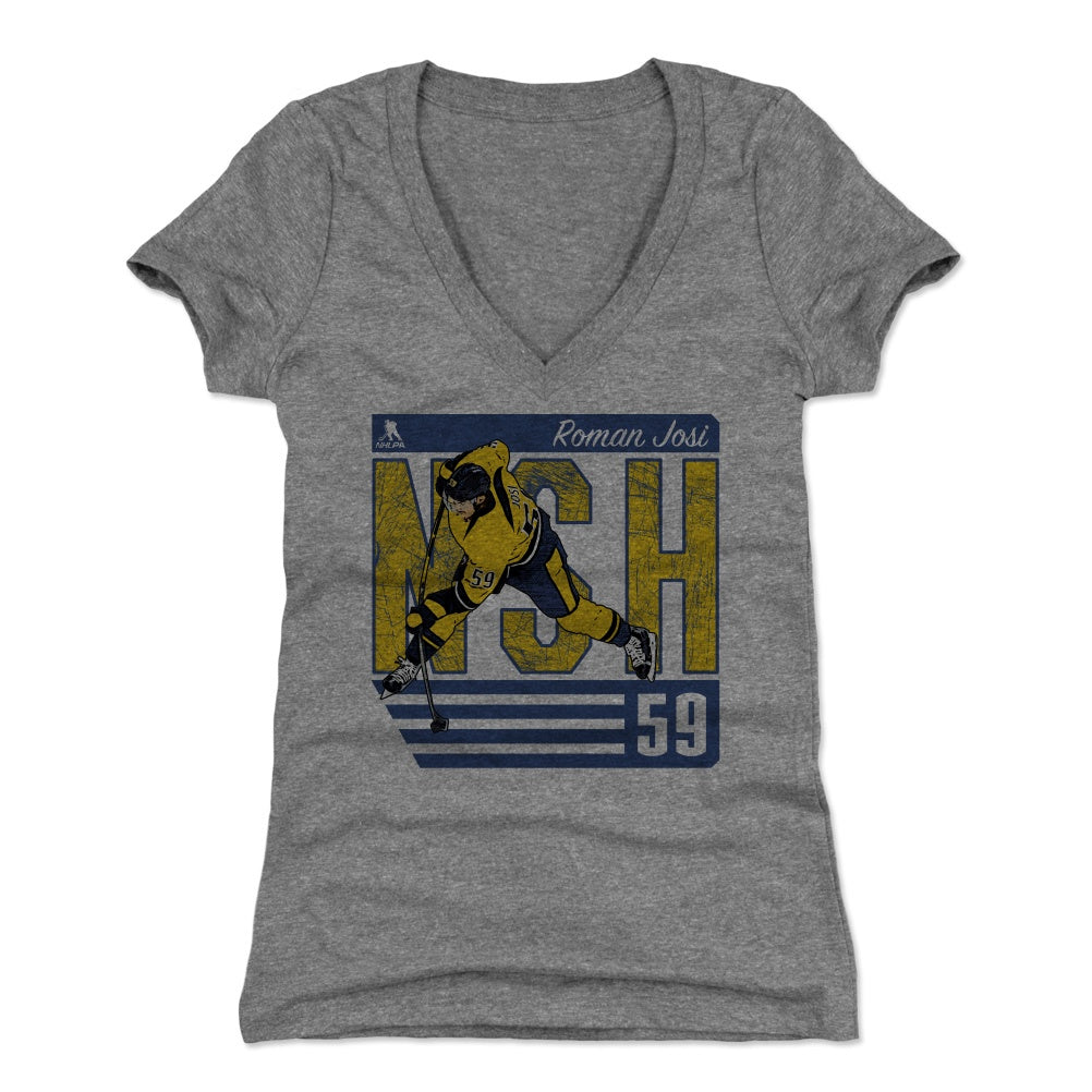 Roman Josi Women's V-Neck T-Shirt | 500 LEVEL