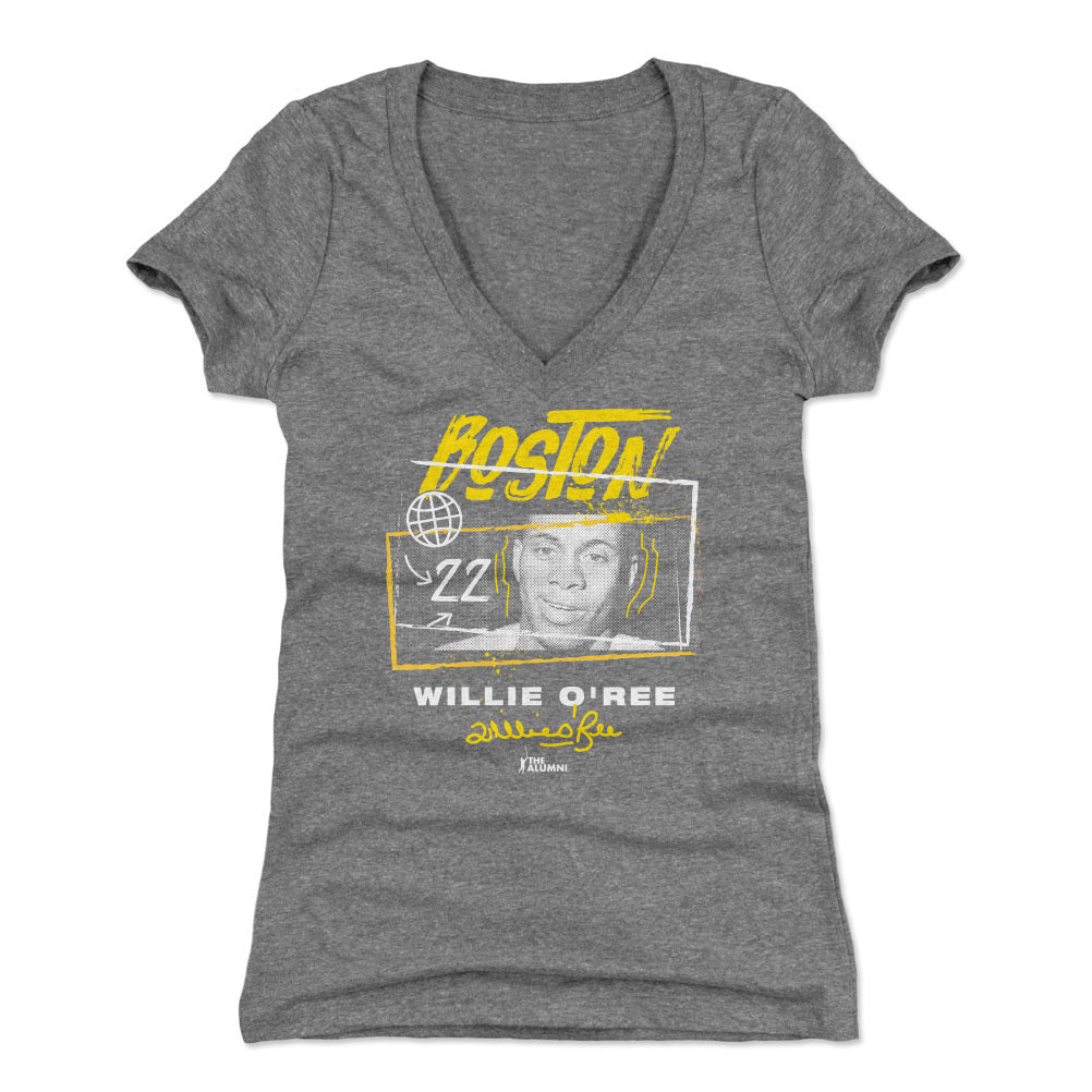 Willie O'Ree Women's V-Neck T-Shirt | 500 LEVEL