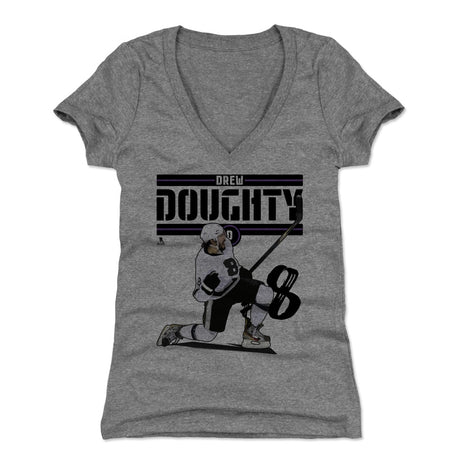 Drew Doughty Women's V-Neck T-Shirt | 500 LEVEL