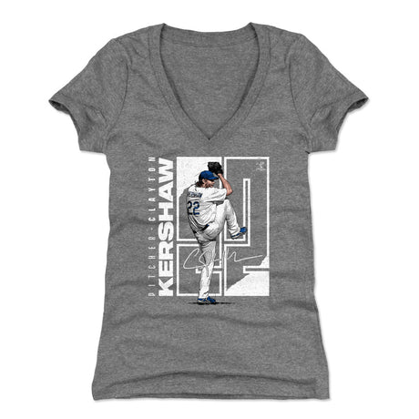 Clayton Kershaw Women's V-Neck T-Shirt | 500 LEVEL