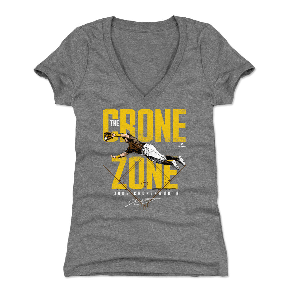 Jake Cronenworth Women's V-Neck T-Shirt | 500 LEVEL