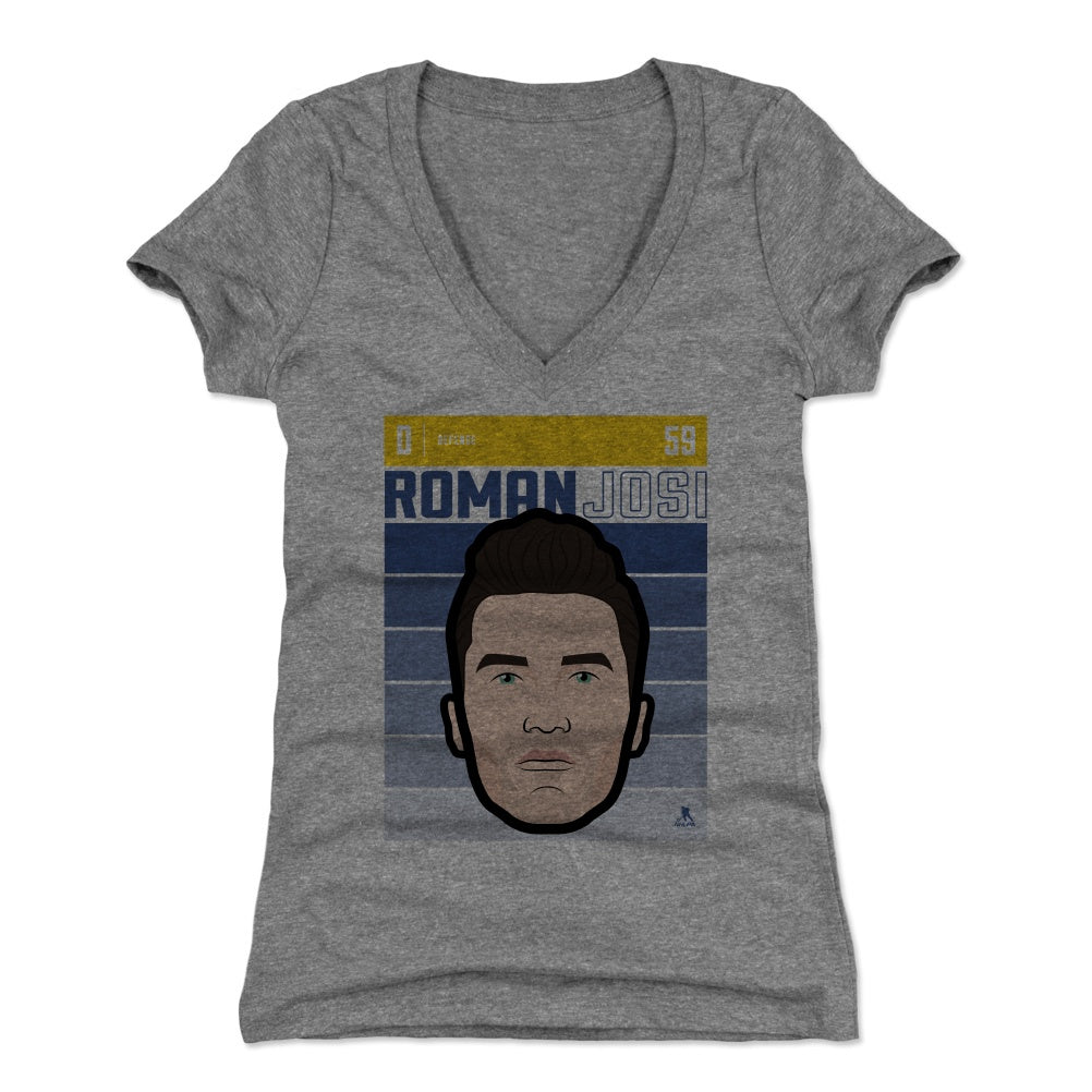 Roman Josi Women's V-Neck T-Shirt | 500 LEVEL