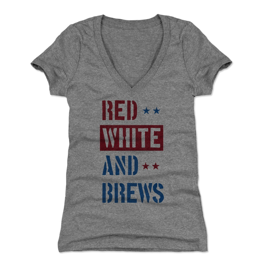 USA Women's V-Neck T-Shirt | 500 LEVEL