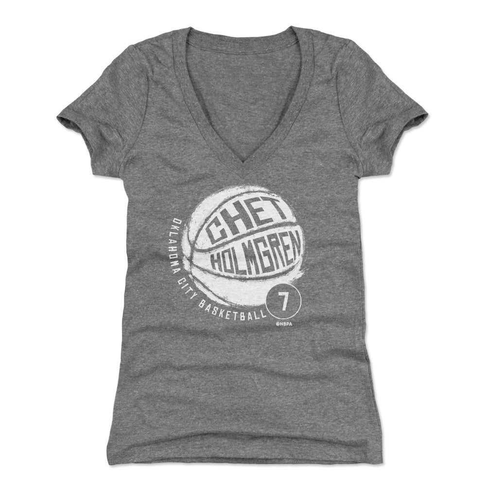 Chet Holmgren Women's V-Neck T-Shirt | 500 LEVEL