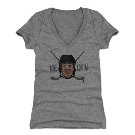 Anze Kopitar Women's V-Neck T-Shirt | 500 LEVEL