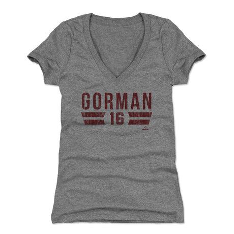 Nolan Gorman Women's V-Neck T-Shirt | 500 LEVEL