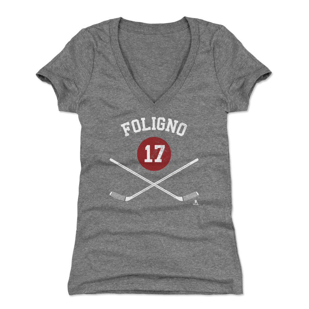 Marcus Foligno Women&#39;s V-Neck T-Shirt | 500 LEVEL