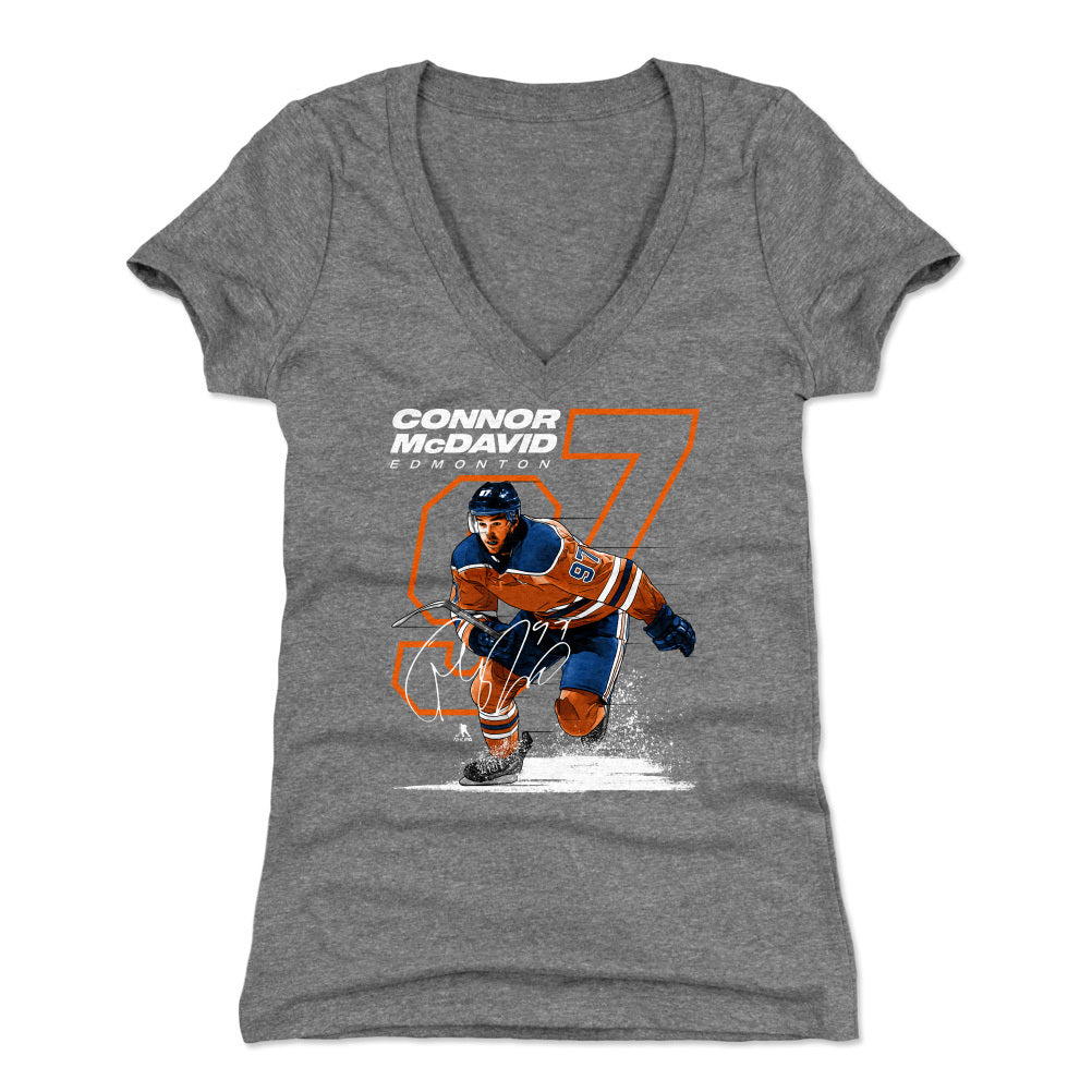 Connor McDavid Women's V-Neck T-Shirt | 500 LEVEL
