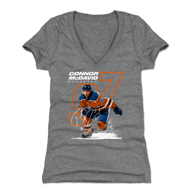 Connor McDavid Women's V-Neck T-Shirt | 500 LEVEL