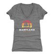 Maryland Women's V-Neck T-Shirt | 500 LEVEL