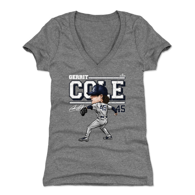 Gerrit Cole Women's V-Neck T-Shirt | 500 LEVEL