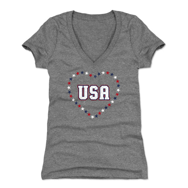 American Pride Women's V-Neck T-Shirt | 500 LEVEL