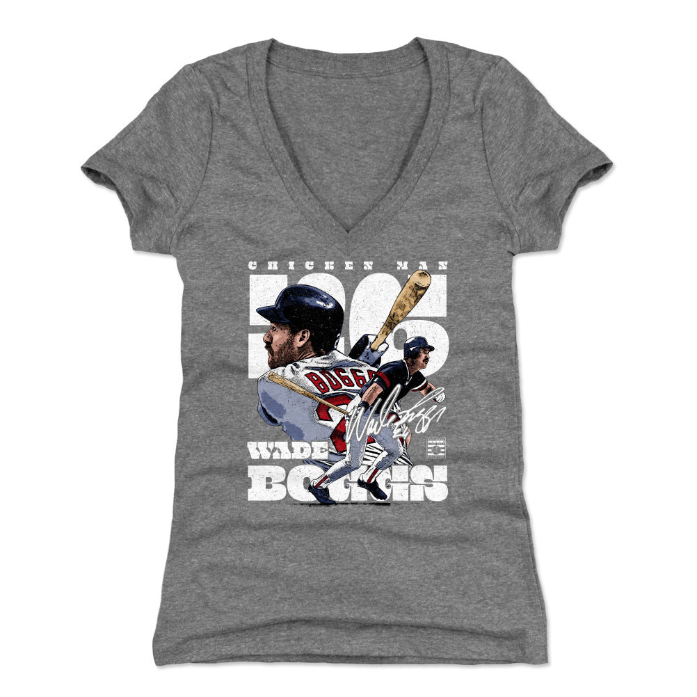 Wade Boggs Women's V-Neck T-Shirt | 500 LEVEL