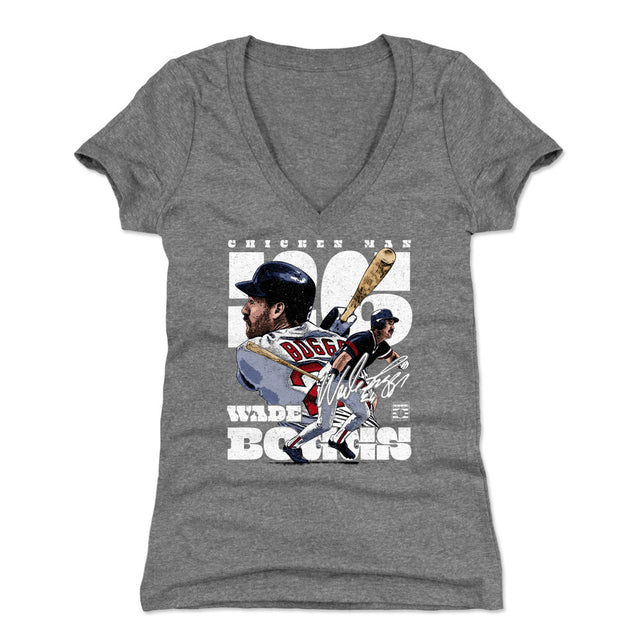 Wade Boggs Women's V-Neck T-Shirt | 500 LEVEL