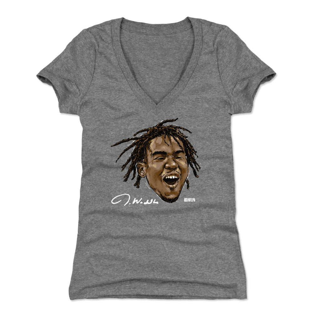 Jaylen Waddle Women's V-Neck T-Shirt | 500 LEVEL