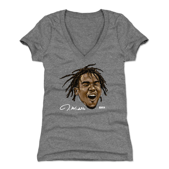 Jaylen Waddle Women's V-Neck T-Shirt | 500 LEVEL