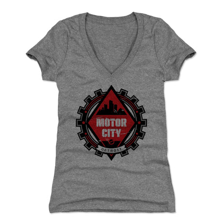 Detroit Women's V-Neck T-Shirt | 500 LEVEL