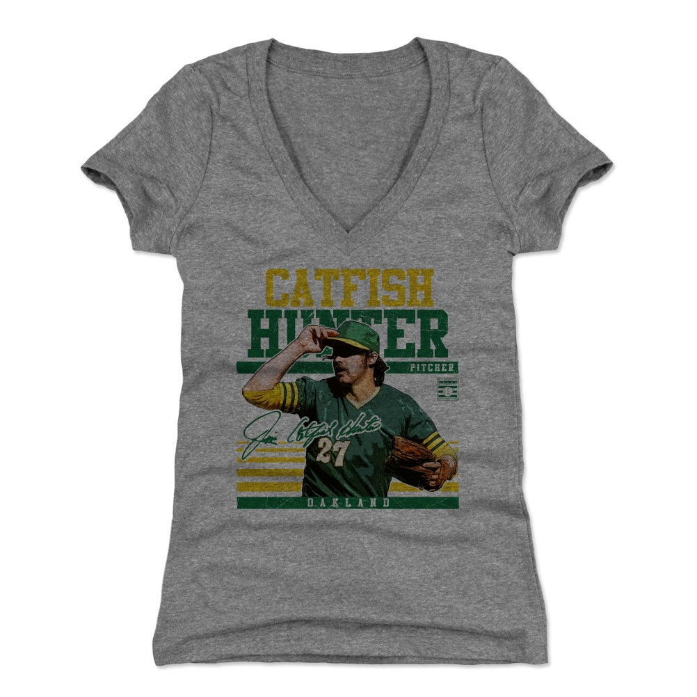 Catfish Hunter Women&#39;s V-Neck T-Shirt | 500 LEVEL