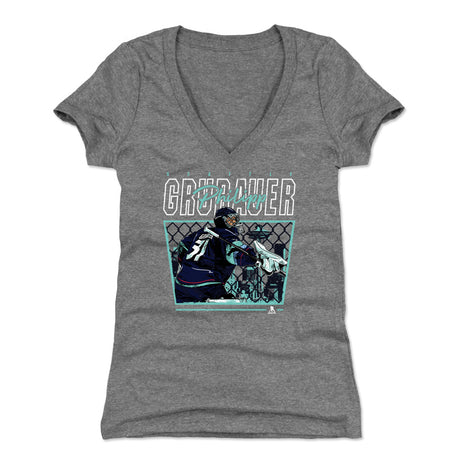 Philipp Grubauer Women's V-Neck T-Shirt | 500 LEVEL