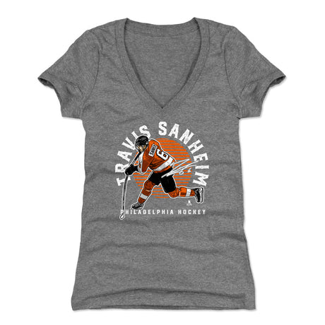 Travis Sanheim Women's V-Neck T-Shirt | 500 LEVEL