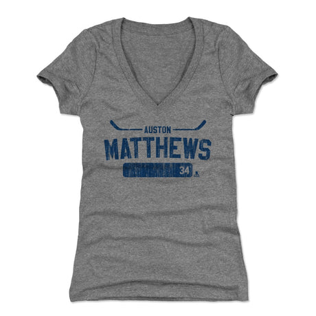 Auston Matthews Women's V-Neck T-Shirt | 500 LEVEL
