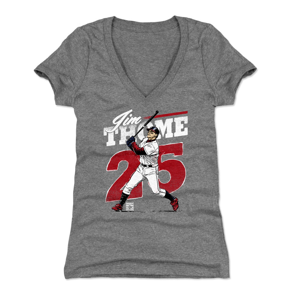 Jim Thome Women's V-Neck T-Shirt | 500 LEVEL