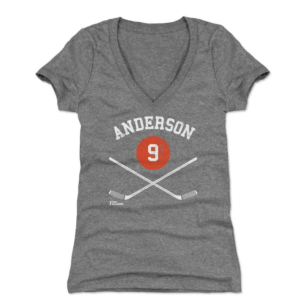 Glenn Anderson Women&#39;s V-Neck T-Shirt | 500 LEVEL