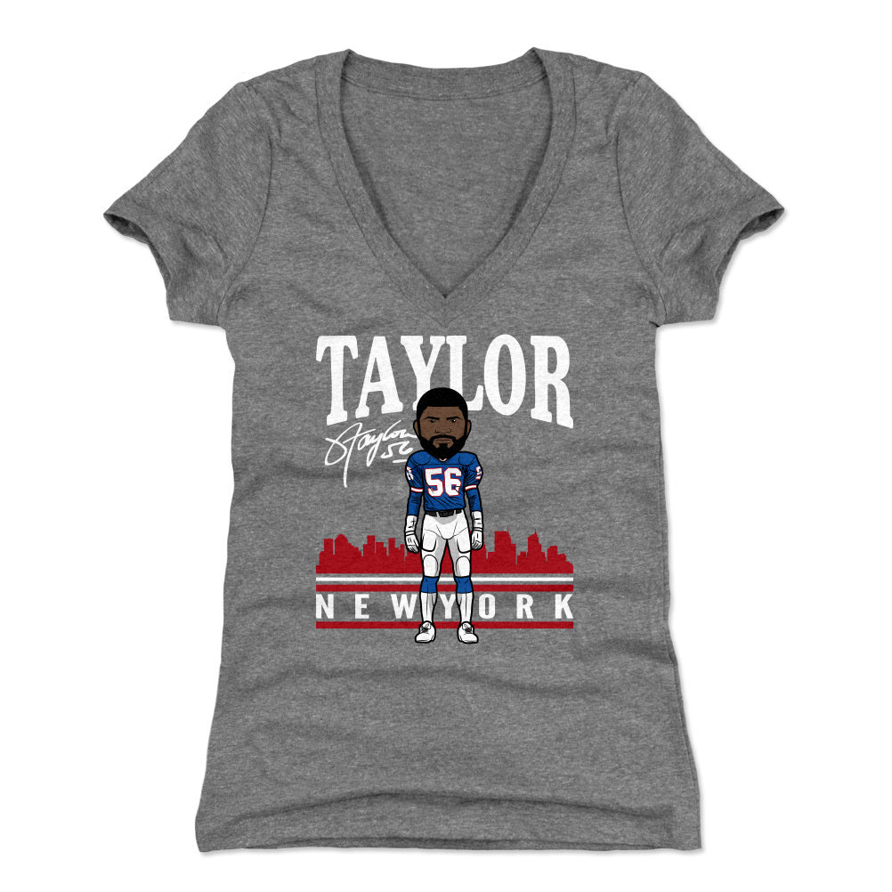 Lawrence Taylor Women's V-Neck T-Shirt | 500 LEVEL