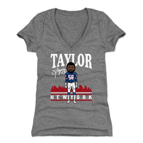 Lawrence Taylor Women's V-Neck T-Shirt | 500 LEVEL
