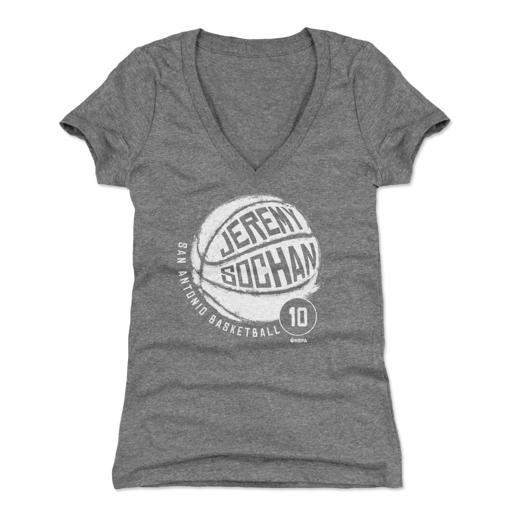 Jeremy Sochan Women's V-Neck T-Shirt | 500 LEVEL