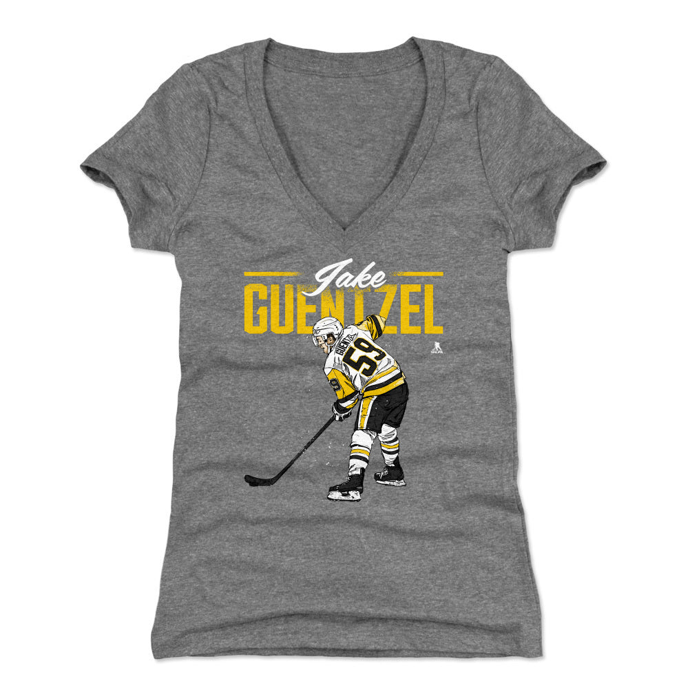 Jake Guentzel Women&#39;s V-Neck T-Shirt | 500 LEVEL