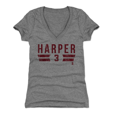 Bryce Harper Women's V-Neck T-Shirt | 500 LEVEL