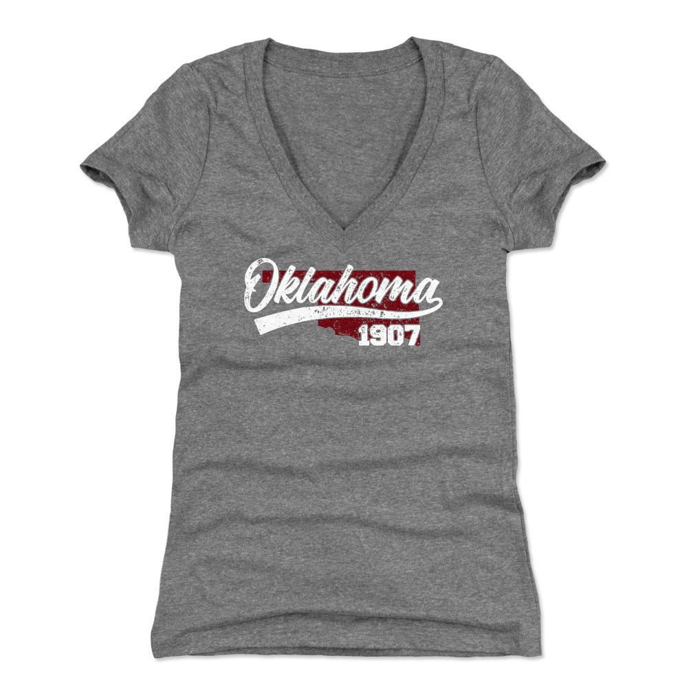 Oklahoma Women's V-Neck T-Shirt | 500 LEVEL