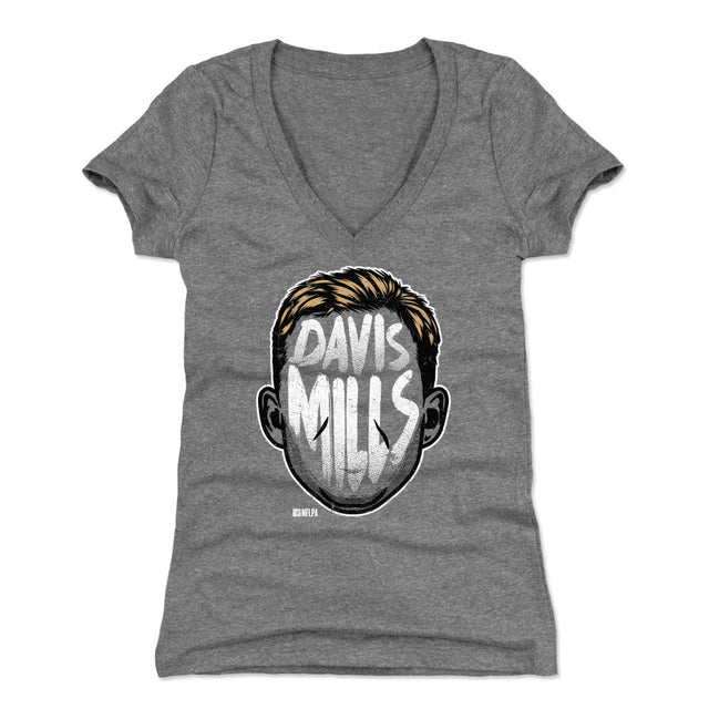 Davis Mills Women's V-Neck T-Shirt | 500 LEVEL