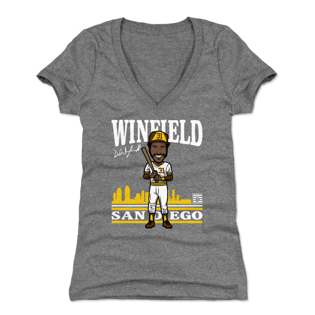 Dave Winfield Women's V-Neck T-Shirt | 500 LEVEL