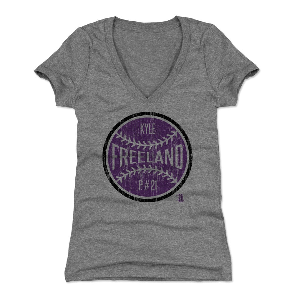 Kyle Freeland Women's V-Neck T-Shirt | 500 LEVEL