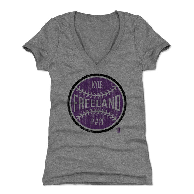 Kyle Freeland Women's V-Neck T-Shirt | 500 LEVEL