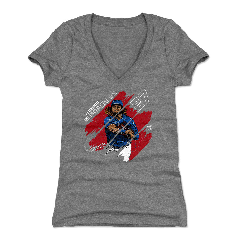 Vladimir Guerrero Jr. Women's V-Neck T-Shirt | 500 LEVEL