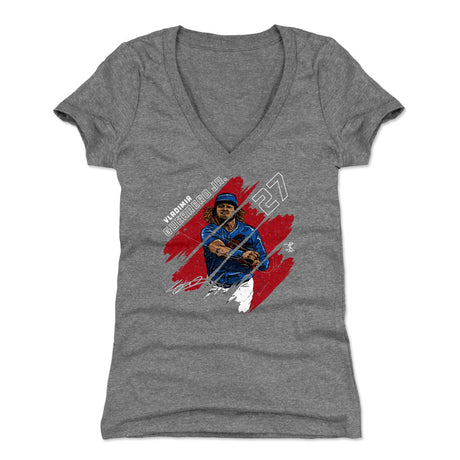 Vladimir Guerrero Jr. Women's V-Neck T-Shirt | 500 LEVEL