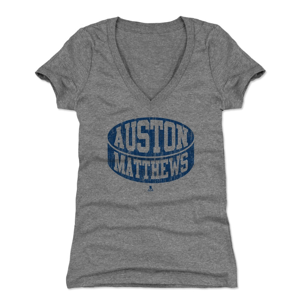 Auston Matthews Women's V-Neck T-Shirt | 500 LEVEL