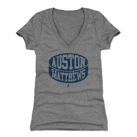 Auston Matthews Women's V-Neck T-Shirt | 500 LEVEL