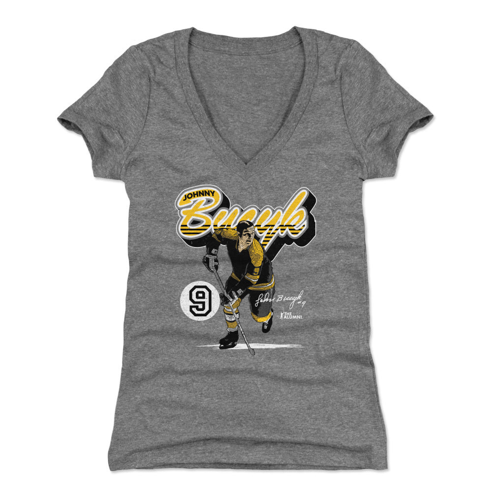 Johnny Bucyk Women&#39;s V-Neck T-Shirt | 500 LEVEL