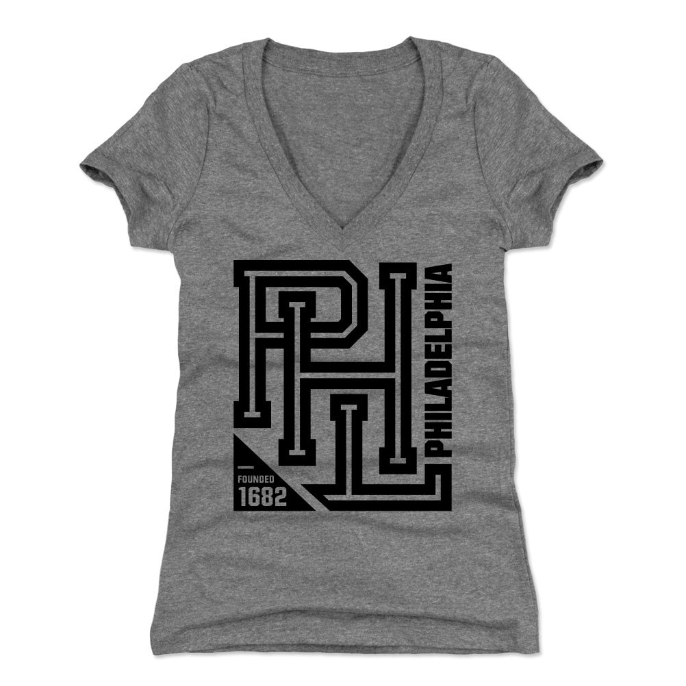 Philadelphia Women's V-Neck T-Shirt | 500 LEVEL