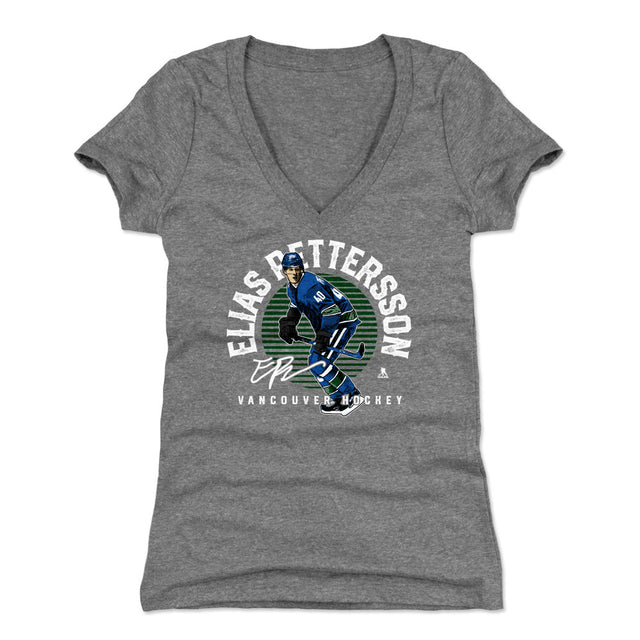 Elias Pettersson Women's V-Neck T-Shirt | 500 LEVEL