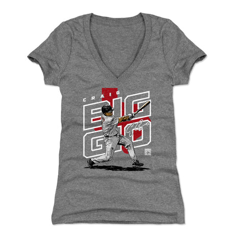 Craig Biggio Women's V-Neck T-Shirt | 500 LEVEL