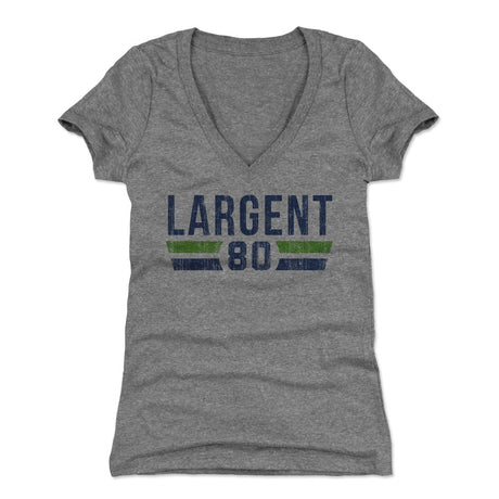 Steve Largent Women's V-Neck T-Shirt | 500 LEVEL
