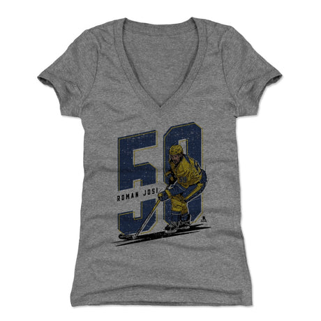 Roman Josi Women's V-Neck T-Shirt | 500 LEVEL