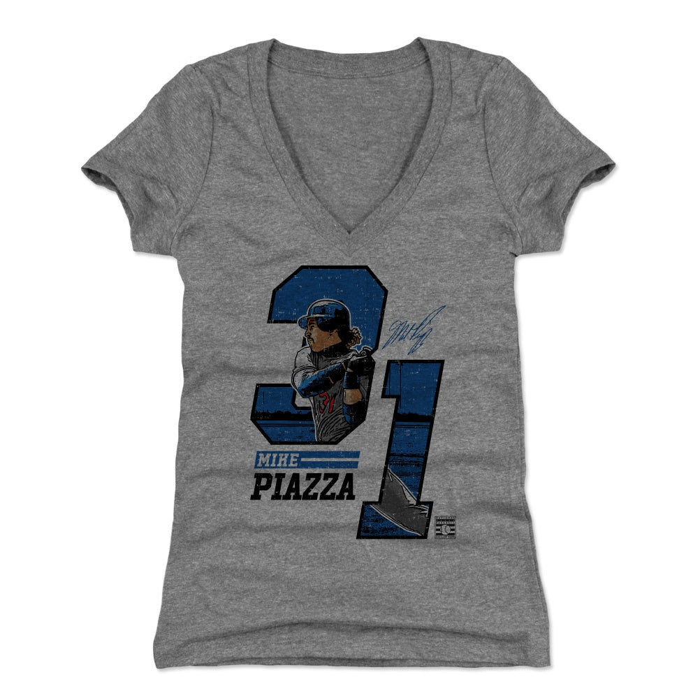 Mike Piazza Women's V-Neck T-Shirt | 500 LEVEL