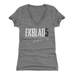 Aaron Ekblad Women's V-Neck T-Shirt | 500 LEVEL
